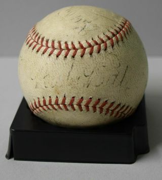 Babe Ruth Boston Braves Maranville Signed Auto Autograph Baseball Ball Jsa/dna