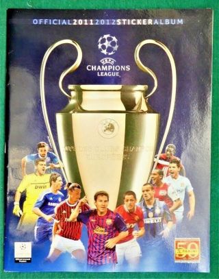 Panini Football Uefa Champions League 2011/12 Empty Sticker Album - No Stickers