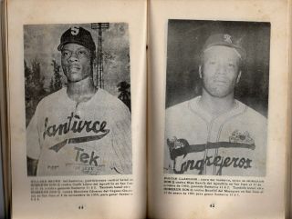 1950 Orig Pto Rico Baseball Official Record Book DON Q CUES B Thurma& W Brown 2