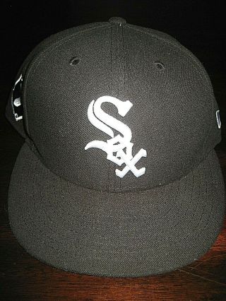Chicago White Sox Era 9fifty Fitted Hat - Size 7 1/2 - Official On Field -