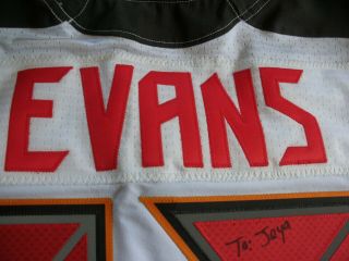 Mike Evans GAME jersey 2015 Tampa Bay Buccaneers NFL Signed 10