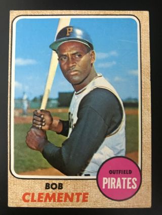 1968 Topps Roberto Clemente Pittsburgh Pirates