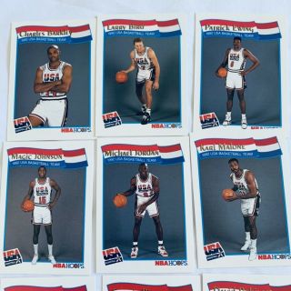 1992 Usa Olympic Dream Team Basketball 11 Card Set Jordan Bird Magic Barkley Etc
