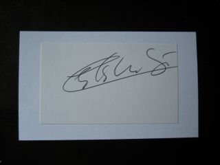 Carlos Monzon Autographed Cut Ibhof D.  95