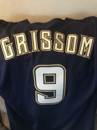 1999 Marquis Grissom Milwaukee Brewers Game Jersey 3