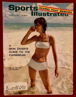Sports Illustrated January 20,  1964 First Swimsuit Issue Babette March Corvette
