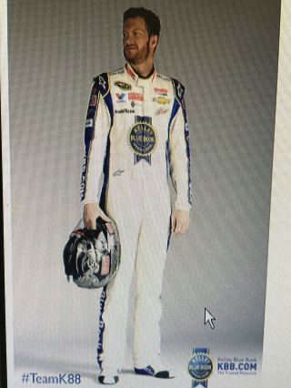 Signed Dale Earnhardt Jr racing suit worn for Sprint Cup race Sonoma 6\22\2014. 5