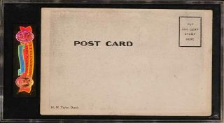 1909 PC773 - 2 H.  M.  Taylor Postcard Ty Cobb AT BAT SGC 4 VGEX (PWCC) 2