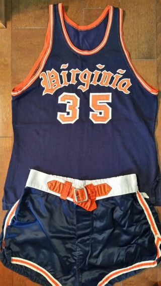 1958 - 59 Virginia Cavaliers Game Worn Basketball Jersey Uniform 8