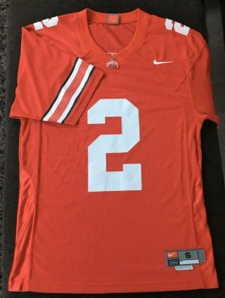 Ohio State Buckeyes 2 Authentic Red Jersey Nike - Men 
