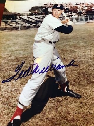 Ted Williams Hand Signed 8x10.  Certified