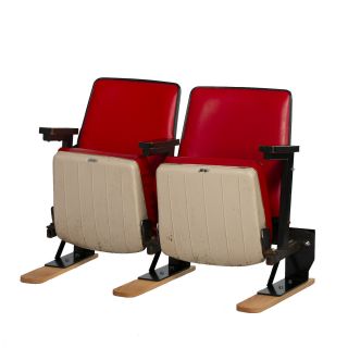 Joe Louis Arena Seats With Wood Seat Feet,  Detroit Red Wings