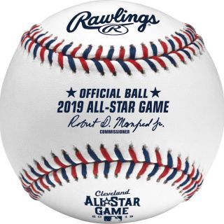 (12) Rawlings 2019 All Star Game Mlb Game Baseball Boxed Cleveland Indians Dozen