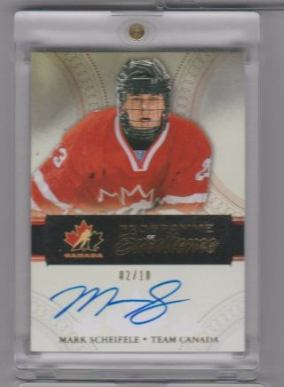 11 - 12 Ud The Cup Programme Of Excellence Canada Rookie Auto /10 Mark Scheifele