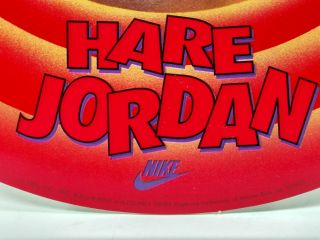 1992 Nike Hare Jordan Cardboard Display Michael Jordan Bugs Bunny Spacejam 2