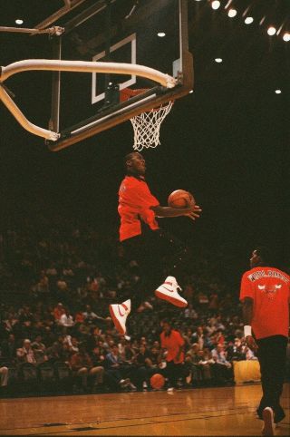 Lg30 - 18 Nba 1985 Chicago Bulls Warriors Michael Jordan (40) Orig 35mm Positives