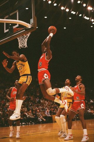 LG30 - 18 NBA 1985 Chicago Bulls Warriors Michael Jordan (40) ORIG 35MM POSITIVES 9