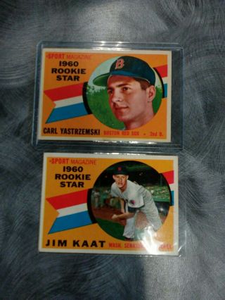 Complete Set 1960 Topps Raw Cards Set Ex Mt 572 Cards