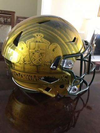 Notre Dame 2016 Game Shamrock Series Helmet 8