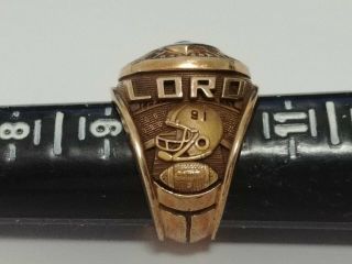 1996 Independence Bowl Ring 10 - 2 Record 2