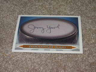 Jerry York Signed Autographed Signature Card - Hof 2019 Boston College Bc Eagles