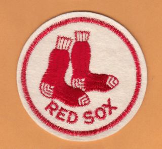 1950s 1960s Old Logo Boston Red Sox Large 4 1/2 Inch Patch Stock