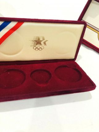 U.  S $1 Silver & $10 Gold Coins1984 Olympics Los Angeles w/ Case Proof 4