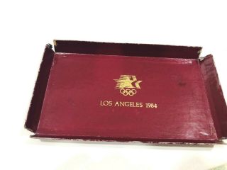 U.  S $1 Silver & $10 Gold Coins1984 Olympics Los Angeles w/ Case Proof 6