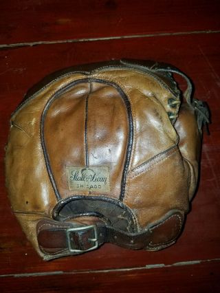 Antique Stall And Dean Buckle Web Basemitt Baseball Glove
