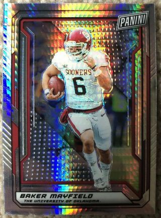 Baker Mayfield 2019 Panini The National Prizm Vip Gold Pack Hyper Refractor 