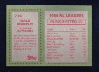 Dale Murphy 1980s Game Bat: PSA/DNA - - & Autographed Ball & Card In Display 11