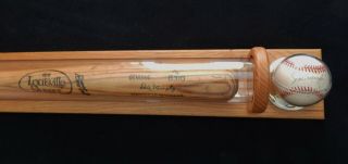 Dale Murphy 1980s Game Bat: PSA/DNA - - & Autographed Ball & Card In Display 2
