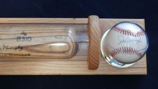 Dale Murphy 1980s Game Bat: PSA/DNA - - & Autographed Ball & Card In Display 4