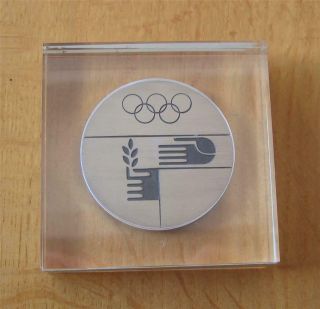 Official Olympic Participation Medal Munich / München 1972 in case 2