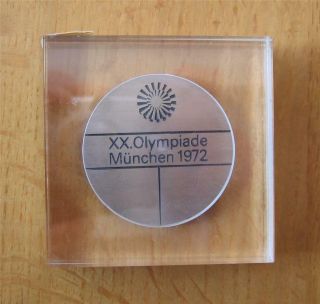Official Olympic Participation Medal Munich / München 1972 in case 3