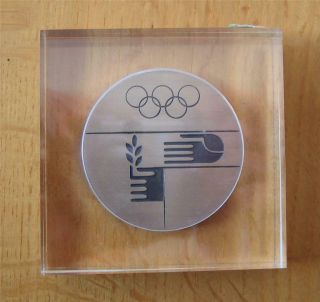 Official Olympic Participation Medal Munich / München 1972 in case 4