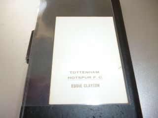 Fks Soccer Stars 1967/68.  Eddie Clayton Tottenham