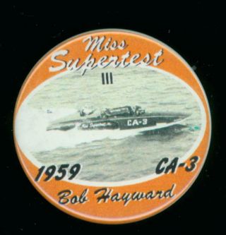 Miss Supertest Iii Hydroplane Bob Hayward Regatta Boat Racing Race Speed Power
