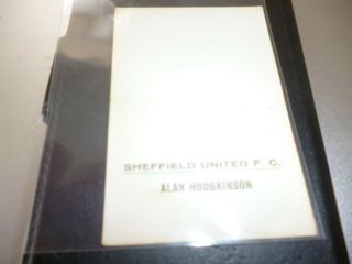 Fks Soccer Stars 1967/68.  Alan Hodgkinson Sheffield Utd