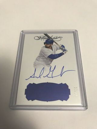 2017 Flawless Adrian Gonzalez On Card Auto 4/10 La Dodgers