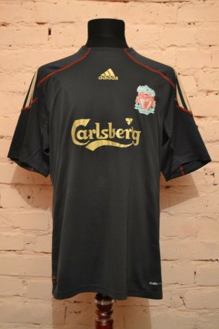 Liverpool Away Football Shirt 2009/2010 Soccer Jersey Trikot Adidas Mens L