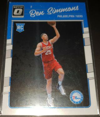 Ben Simmons 2016 - 17 Donruss Optic Rookie Card (no.  151)