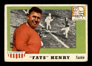 1955 Topps 100 Fats Henry Sp Rc G/vg X1188807
