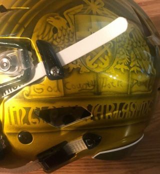 Notre Dame Football 2016 Shamrock Series Team Issued/Game Worn Flex Helmet 4