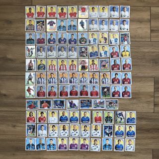 1998 Merlin Premier League Football Stickers - 106 Stickers Total (no Doubles)