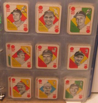 1951 Topps Blue Back Set Complete 52 Cards Or Better Grade Mostly