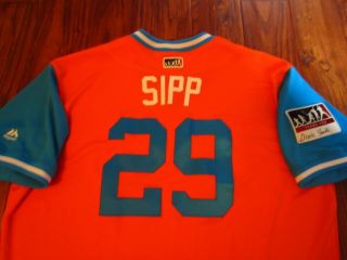 Tony Sipp 2017 Astros Game Issued Players Weekend Jersey - World Series