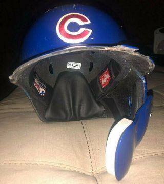 Javier Baez Game auto Helmet El Mago Chicago Cubs MLB Holo authenticated 7