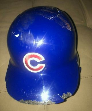 Javier Baez Game auto Helmet El Mago Chicago Cubs MLB Holo authenticated 9