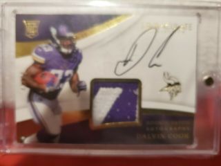 Dalvin Cook 2017 Immaculate Colletion Rc 2 Color Patch Auto /99 